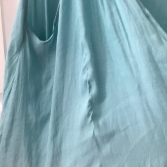 Plus Size Flowy Summer Light Blue Top - Picture 5 of 6